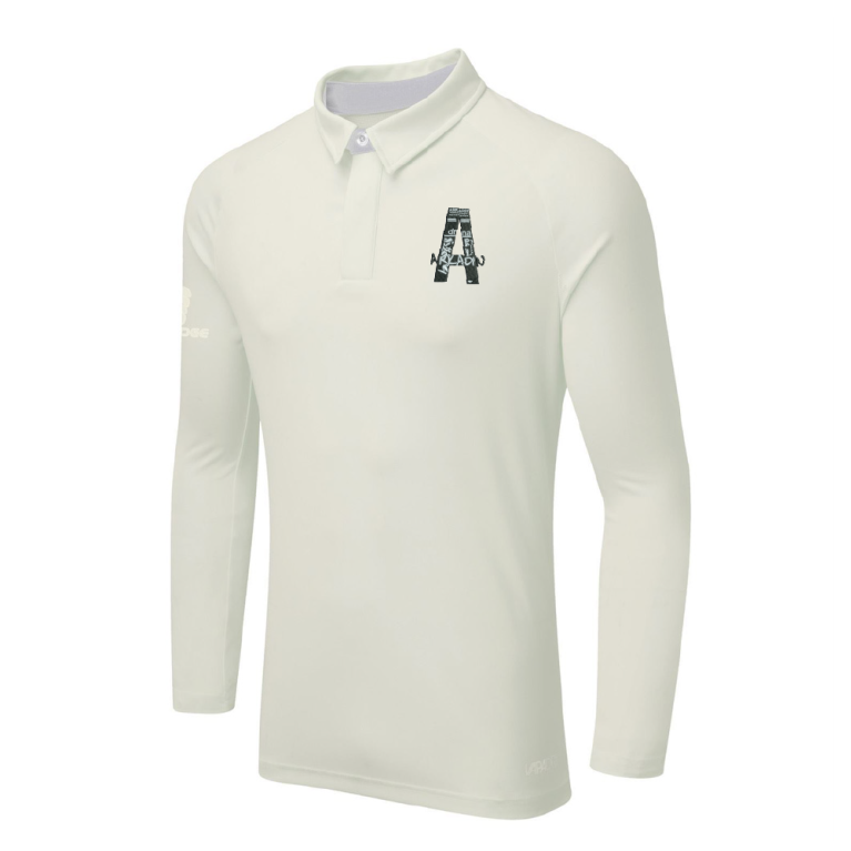 Arkadin CC Ergo Long Sleeve Cricket Shirt White Trim